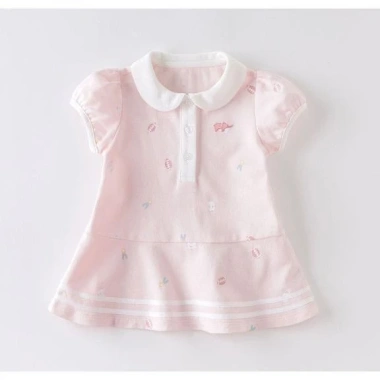 Váy Polo Cotton bé gái 2.025: Thể thao ngắn tay mỏng mùa hè, giá ưu đãi 216.585₫ 9