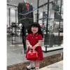 Váy polo hè Tini Kids cho bé gái màu đỏ, mềm mịn 8‑24kg, giảm còn 99.000đ 6