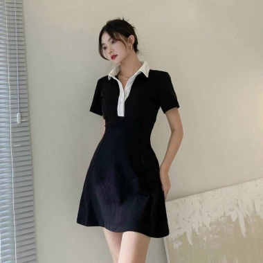 Váy Polo Tay Ngắn Madela Dáng Chữ A 100% Cotton Dày Dặn Cao Cấp - Giá 163k 3 Váy Polo Tay Ngắn Madela Dáng Chữ A 100% Cotton Dày Dặn Cao Cấp - Giá 163k 3