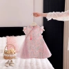 Váy Qipao công chúa mùa hè cho bé gái 2-10 tuổi - Giá ưu đãi 233.879 VND