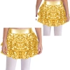 Váy Quần Short Kim Sa Lấp Lánh Bé Gái - Culottes Co Giãn Dây Thắt Lưng, Khiêu Vũ Sân Khấu 4