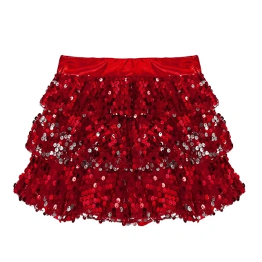 Váy Quần Short Kim Sa Lấp Lánh Bé Gái - Culottes Co Giãn Dây Thắt Lưng, Khiêu Vũ Sân Khấu 7 Váy Quần Short Kim Sa Lấp Lánh Bé Gái - Culottes Co Giãn Dây Thắt Lưng, Khiêu Vũ Sân Khấu 7