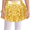 Váy Quần Short Kim Sa Lấp Lánh Bé Gái - Culottes Co Giãn Dây Thắt Lưng, Khiêu Vũ Sân Khấu 10