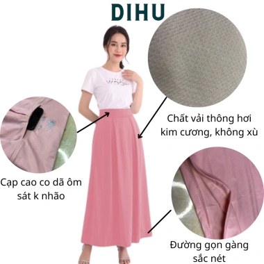 Váy & Quây Chống Nắng Nữ Co Giãn 4D, Cản UV, Thông Hơi, Mát, Chống Gió Bụi