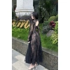 Váy ren lót nude dài tay, thiết kế hở lưng cao cấp, giá chỉ 490k 7