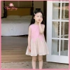 Váy Sát Nách Bé Gái Phối Màu Dáng Xòe Nhẹ Vải Mềm Thoáng Mát Nhà Bông 165.000 VND 2