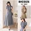 Váy Sơ Mi BIGSIZE JUCY Dập Ly Dáng Dài Cao Cấp Đầm Công Sở – Tặng Dây Lưng – Size Lớn, Thời Trang Nữ, Chỉ 350.000 VND
