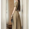 Váy Sơ Mi BIGSIZE JUCY Dập Ly Dáng Dài Cao Cấp Đầm Công Sở – Tặng Dây Lưng – Size Lớn, Thời Trang Nữ, Chỉ 350.000 VND 6