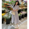 Váy sơ mi dài nữ VSM01 xanh dài - Thắt eo, phù hợp công sở & đi biển, 286.000 VND 4