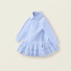 Váy sơ mi dài tay bé gái phong cách học sinh, cotton thoáng mát, giảm giá 198k 3