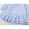 Váy sơ mi dài tay bé gái phong cách học sinh, cotton thoáng mát, giảm giá 198k 8