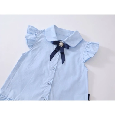 Váy Sơ Mi Tiểu Thư Bé Gái Xanh Pastel Thanh Lịch - Giá 210.000đ Giảm Đến 45%