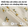Váy Suông Hoa Nhí Bé Gái Cổ Tròn Dáng Xòe Đẹp - Chất Liệu Mềm Mại Giá 185k 8