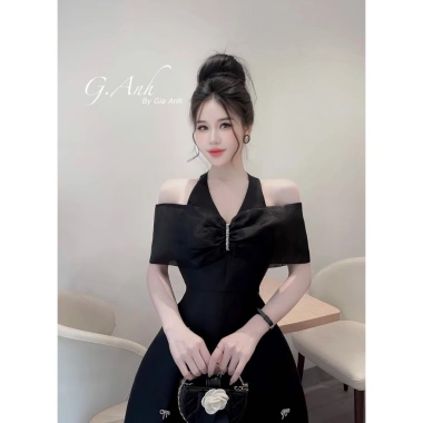 Váy tafta trễ vai, chân váy xòe A ngắn - Đầm dự tiệc siêu xinh, giảm 239k 7