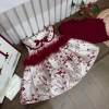 Váy Tết bé gái lông váy tháo rời và áo giữ nhiệt EmbeMochi 6-20kg Giá 295k 3
