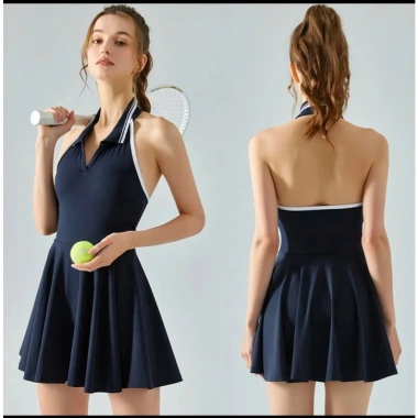 Váy thể thao nữ đa năng, bộ liền Tennis, Golf, Pickleball, Gym, Cầu Lông - chất liệu QC cao cấp 2 Váy thể thao nữ đa năng, bộ liền Tennis, Golf, Pickleball, Gym, Cầu Lông - chất liệu QC cao cấp 2