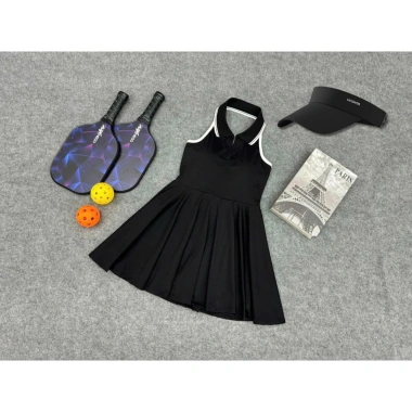 Váy thể thao nữ đa năng, bộ liền Tennis, Golf, Pickleball, Gym, Cầu Lông - chất liệu QC cao cấp