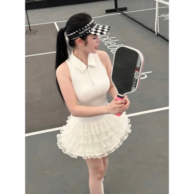 Váy Thể Thao Nữ Pickleball - Xếp Ly Nhiều Tầng Cao Cấp, Thích Hợp Golf Tennis, Giá 359.000 VNĐ 3