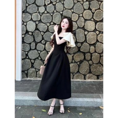 Váy Thiết Kế Bigsize Nista Đầm Tay Nơ Bèo Dáng A Xoè Size 60‑90 Giá 395k 4 Váy Thiết Kế Bigsize Nista Đầm Tay Nơ Bèo Dáng A Xoè Size 60‑90 Giá 395k 4