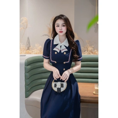 Váy thiết kế công sở Rosy - Đầm dự tiệc đa năng đi làm đi chơi, giá chỉ 289.800₫ 3