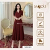 Váy thiết kế MDU5.881 đỏ rượu vang quyến rũ, thanh lịch, giảm giá 550.000₫
