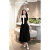 Váy thiết kế Rosy dài phối tơ, cổ nơ xoè che khuyết điểm - Giá chỉ 280.000 VND 2