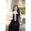 Váy thiết kế Rosy dài phối tơ, cổ nơ xoè che khuyết điểm - Giá chỉ 280.000 VND 5