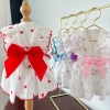 Váy thú cưng cotton thoáng khí họa tiết trái tim cho Ragdoll & Pomeranian - Dạo phố mùa hè 6
