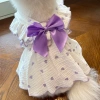 Váy thú cưng cotton thoáng khí họa tiết trái tim cho Ragdoll & Pomeranian - Dạo phố mùa hè 9
