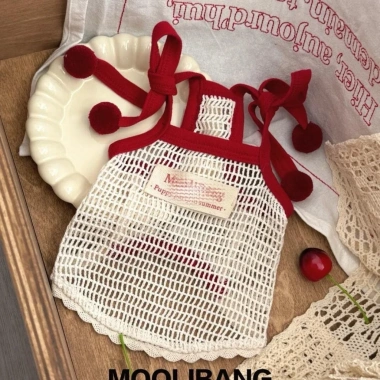 Váy Thú Cưng Mùa Hè Đỏ Camole Rỗng Mỏng, Thoáng Khí Cho Chó Mèo - Giá Ưu Đãi 285k 7