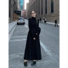 Váy Thun Công Sở Sang Chảnh Cổ Cao Hack Dáng Dài Tay Ellie Dress 149k 5