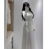 Váy Thun Công Sở Sang Chảnh Cổ Cao Hack Dáng Dài Tay Ellie Dress 149k 8