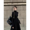 Váy Thun Công Sở Sang Chảnh Cổ Cao Hack Dáng Dài Tay Ellie Dress 149k 9
