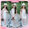Váy tiệc 2 dây maxi voan ren bé gái NB184 giảm còn 95.000 VND 3