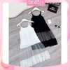 Váy tiệc 2 dây maxi voan ren bé gái NB184 giảm còn 95.000 VND 6