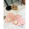 Váy tim hồng xinh cho bé gái 10-22kg - Sát nách, đính nơ, tim nổi - Giá ưu đãi 125.000₫ 7