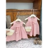 Váy tim hồng xinh cho bé gái 10-22kg - Sát nách, đính nơ, tim nổi - Giá ưu đãi 125.000₫ 8