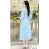 Váy Tơ Hàn MDU2.334 Dáng Tay Dài Nhẹ Nhàng, Lịch Thanh, Giá Ưu Đãi 505.000 VNĐ 5
