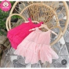 Váy tơ nhăn cổ yếm đính hoa xinh xắn cho bé gái 12‑40kg – Đi biển, giá 119k 2