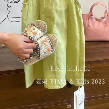 Váy Vest xanh Hàn Quốc cho bé gái - Cotton mỏng mát mùa hè, chỉ 207.699 VND 5 Váy Vest xanh Hàn Quốc cho bé gái - Cotton mỏng mát mùa hè, chỉ 207.699 VND 5