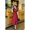 Váy Win V385 cổ bẻ dáng xoè chân xếp ly nữ đi làm công sở thanh lịch giảm còn 350.000₫ 6