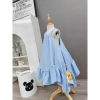 Váy xanh cổ yếm kèm túi bé Dầu Dâu Kids-Shop - Giá ưu đãi 220k, giảm tới 57k 4