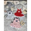 Váy Xinh A19 Bé Gái Ren Rút Nơ Cotton Mềm Mại Size 10‑20kg Giá Ưu Đãi 125k 6