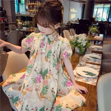 Váy xinh họa Tết nhẹ nhàng đính nơ cho bé gái 8-45kg - Happy Kids G47 giảm còn 129k 2 Váy xinh họa Tết nhẹ nhàng đính nơ cho bé gái 8-45kg - Happy Kids G47 giảm còn 129k 2