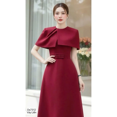 Váy Xòe Đỏ Thiết Kế DVC DS7.312 - Dolce Viva Collection Giá 560.000 VND Giảm Sốc
