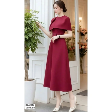 Váy Xòe Đỏ Thiết Kế DVC DS7.312 - Dolce Viva Collection Giá 560.000 VND Giảm Sốc 5 Váy Xòe Đỏ Thiết Kế DVC DS7.312 - Dolce Viva Collection Giá 560.000 VND Giảm Sốc 5