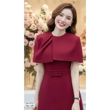 Váy Xòe Đỏ Thiết Kế DVC DS7.312 - Dolce Viva Collection Giá 560.000 VND Giảm Sốc