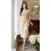 Váy Xòe Kem Cổ Yếm Hở Vai Dài Tay Phối Bèo - Giá chỉ 500k DS7.513 DVC Dolce Viva 8