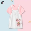 Váy yếm bé gái BabyloveGO Đầm Three chất kaki mềm nhẹ 10‑45kg, giảm 199.000₫ 2
