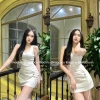 Váy Za SlimFit hai dây ngắn thắt eo - Hàng hiệu full tag, giá ưu đãi 263.517₫